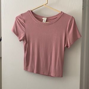 Pink Crop Top
